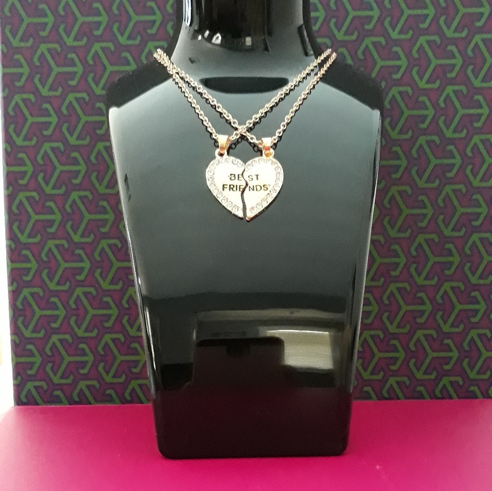 Beautiful Best Friend Heart Set pendants Necklace